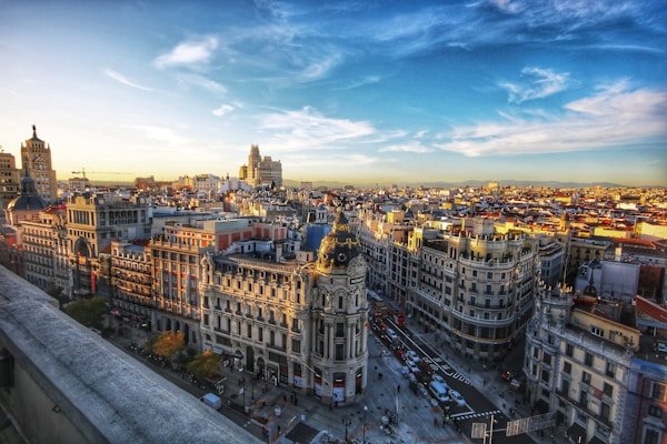 Spain landmark plaza